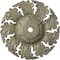 Ekena Millwork Needham Ceiling Medallion (Fits Canopies up to 4 1/4"), 14 5/8"OD x 2 1/4"P, Castle Stone Crackle CM14NECSC - alternate 1